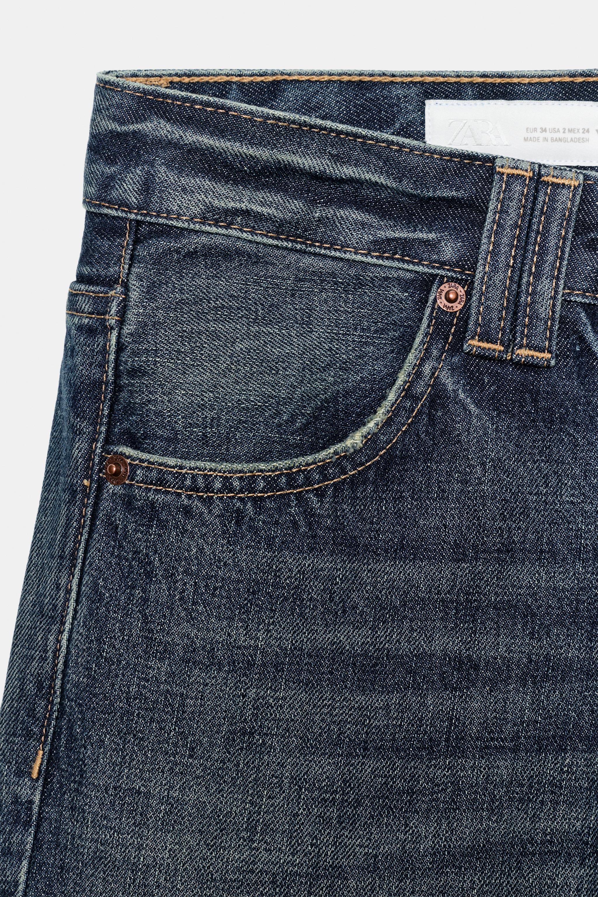 TRF LOW RISE STRAIGHT JEANS